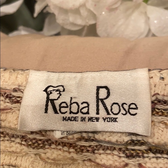 Boxy cardigan sweater cream and beige medium - Picture 9 of 10